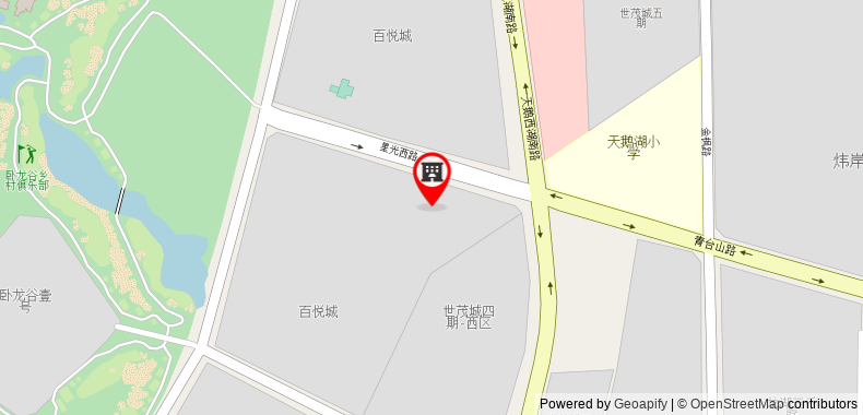 DoubleTree by Hilton Chengdu - Longquanyi on maps