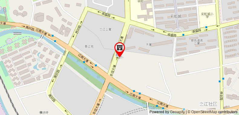 在地图上查看杭州濱江世融艾美酒店