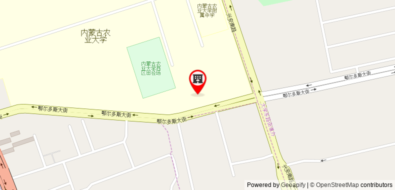Bản đồ đến Jinjiang Inn Hohhot Erdos East Street Branch