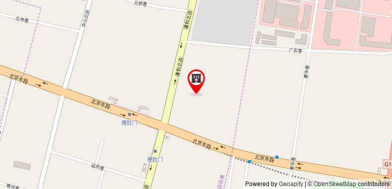 Bản đồ đến 7 Days Inn Yinchuan Beijing Road Branch