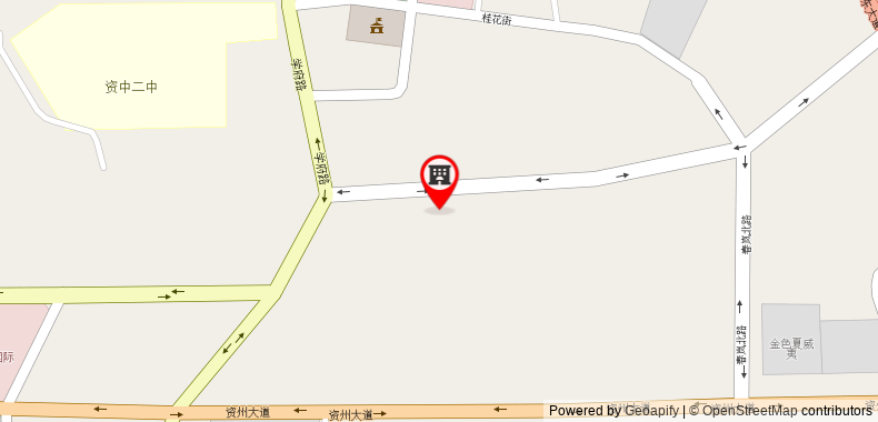Bản đồ đến Khách sạn IU s·Neijiang Zizhong Zizhou Avenue Expressway Exit