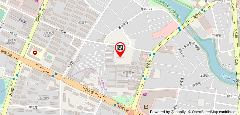 Bản đồ đến Khách sạn Lavande ·Tianmen Xincheng