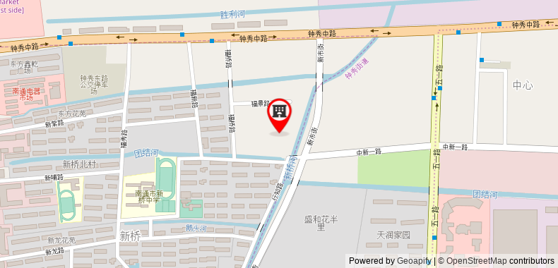 Bản đồ đến GreenTree Inn Nantong Sourth Market