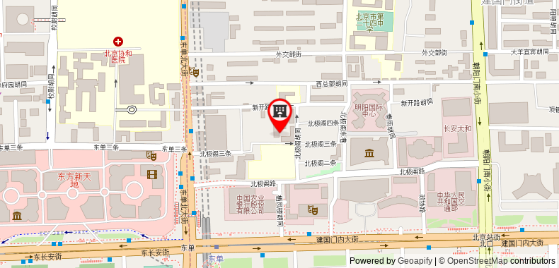 Bản đồ đến Grand Hyatt Beijing