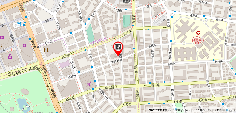 Bản đồ đến Khách sạn Kempinski Dalian