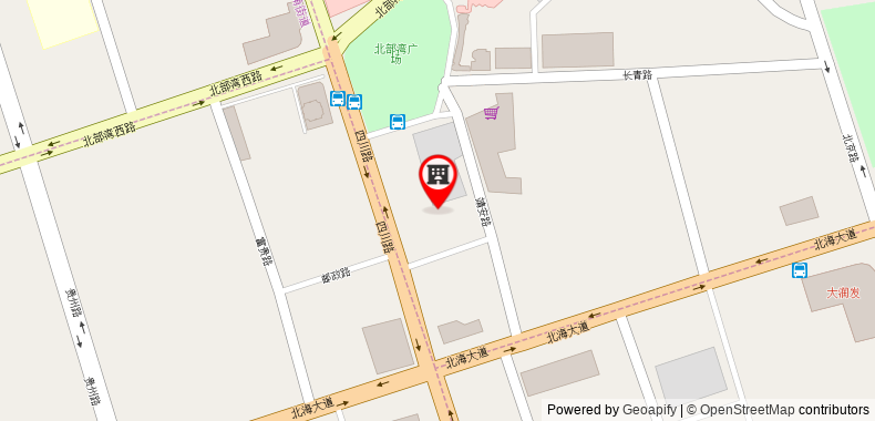 Bản đồ đến Khách sạn Beihai Xingbo Express North Bay Plaza Branch