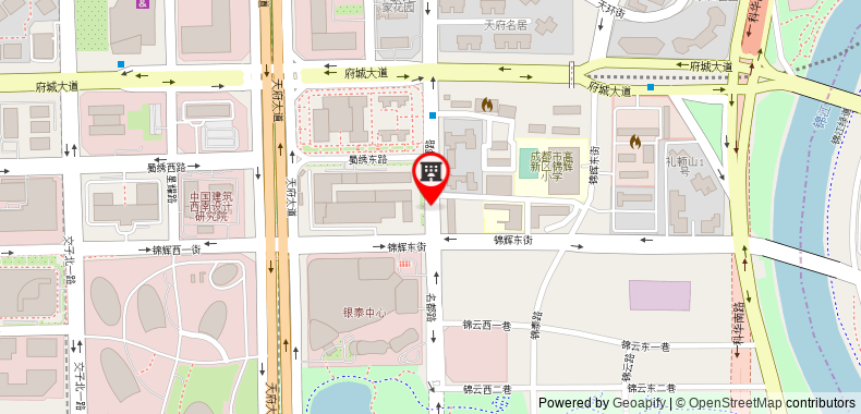 Howard Johnson Hi-Tech Plaza Chengdu on maps