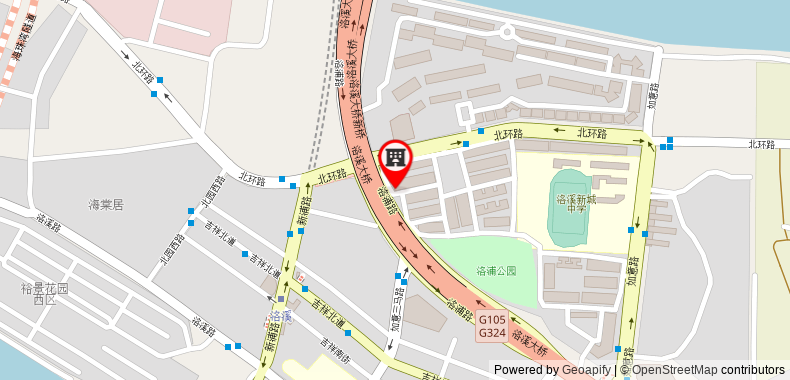 Bản đồ đến Guangzhou Tujia Sweetome Service Apartment Luoxi Fisherman Wharf