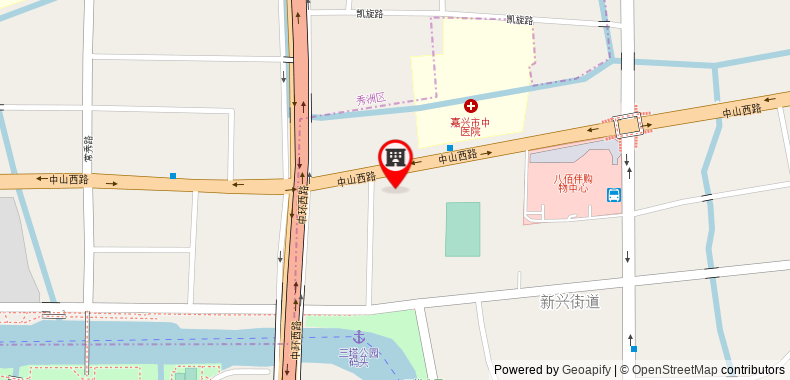 Four Points by Sheraton Jiaxing on maps