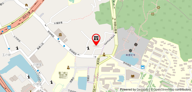 Bản đồ đến Khách sạn Home Inn Selected Xiamen University Zhongshan Road Branch