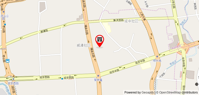 Bản đồ đến 7 Days Inn Guiyang Yanan West Road Branch