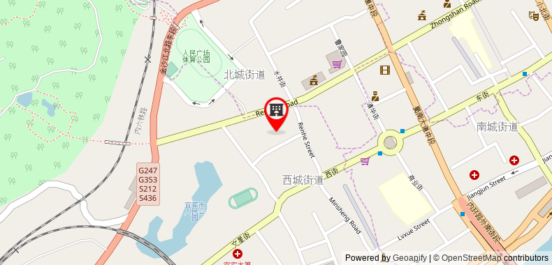 Bản đồ đến 7 Days Inn Yibin Bei Men Bus Station Branch