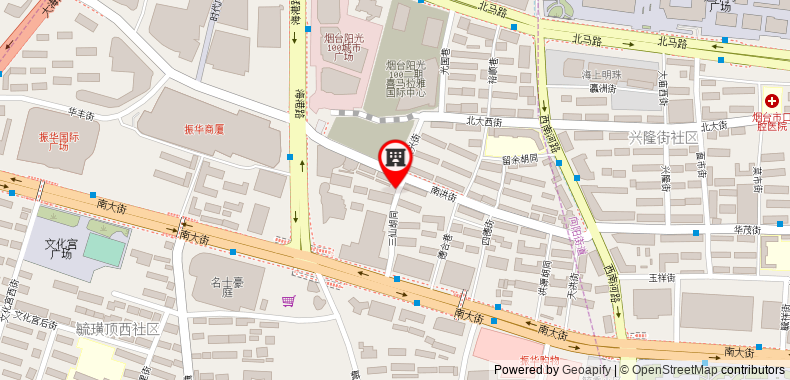 Bản đồ đến Khách sạn Asia Yantai
