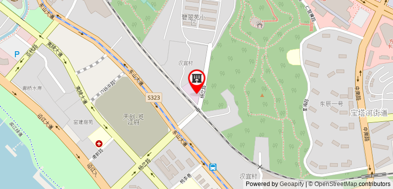 Bản đồ đến GreenTree Inn Yichang Wanda Binjiang Branch