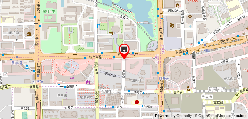 Futian Shenyun Station 12B9E Service Apartment on maps