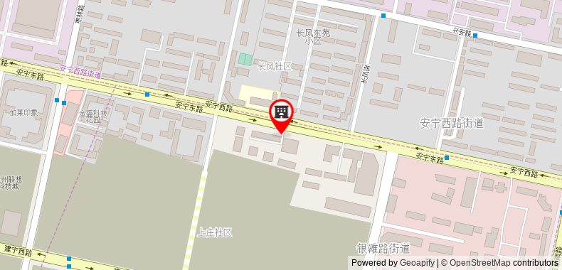 Bản đồ đến Khách sạn East Queen Lanzhou Taohai Branch