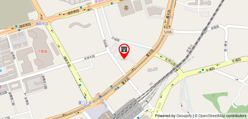 Xiamen Zenith Hotel on maps