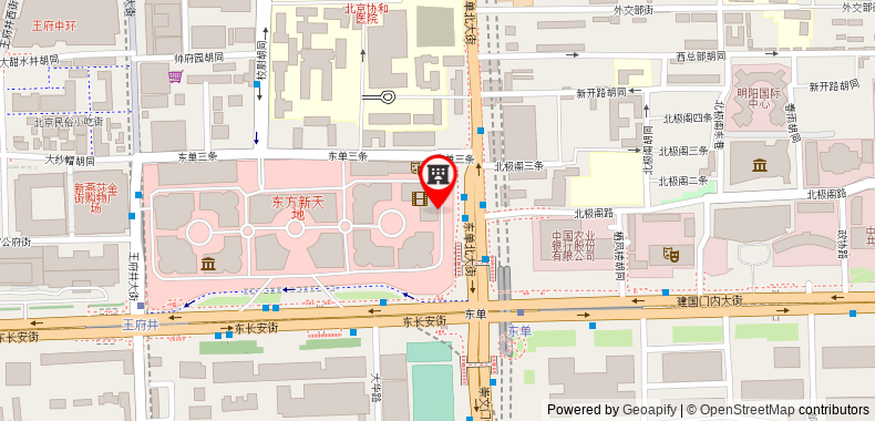 Beijing Hotel on maps