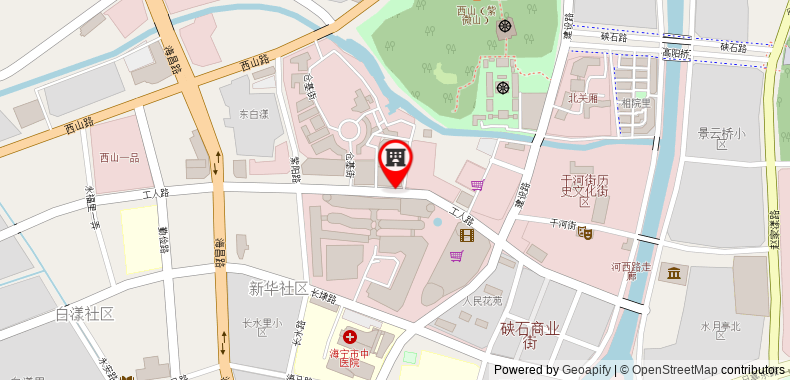 Bản đồ đến Khách sạn Hanting Haining Haichang Road Railway Station