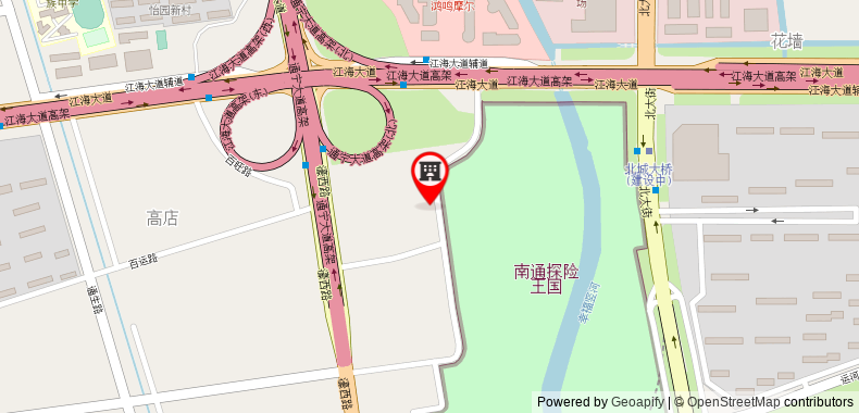 Bản đồ đến Khách sạn Hanting Nantong North Street