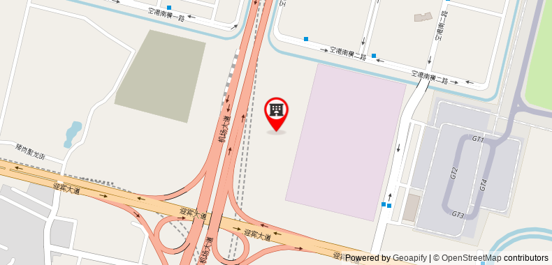 Bản đồ đến Khách sạn Meet Garden Baiyun International Airport