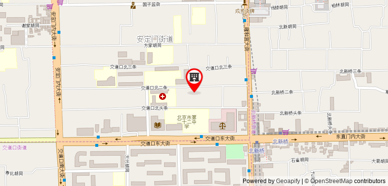Bản đồ đến Khách sạn Chinese Culture Holiday Nanluoguxiang