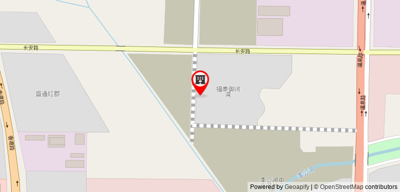 Bản đồ đến Khách sạn GreenTree Inn Linxi International Convention Center Express