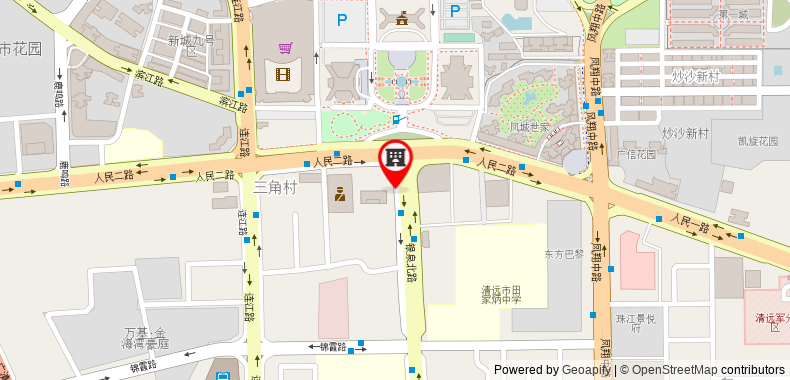 Bản đồ đến James Joyce Coffetel Qingyuan Government Branch