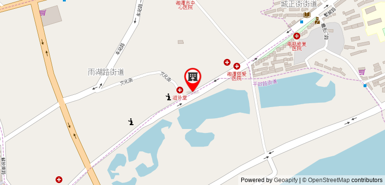 Bản đồ đến 7 Days Inn Xiangtan Bus Station Branch