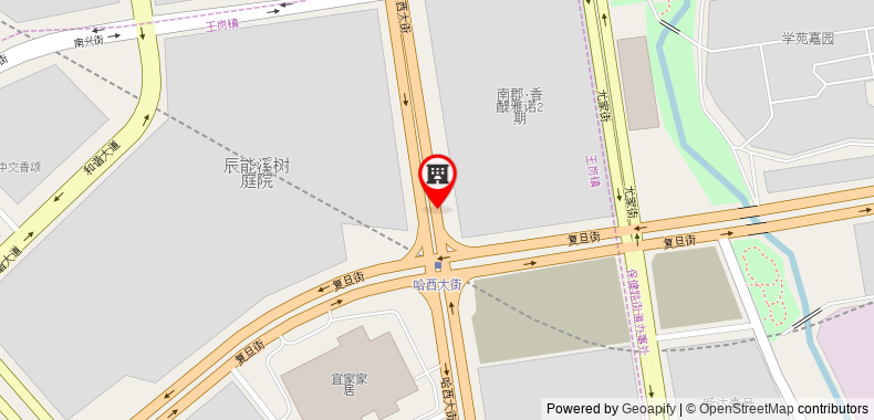 Bản đồ đến Khách sạn Hanting Harbin West Railway Station Wanda Plaza