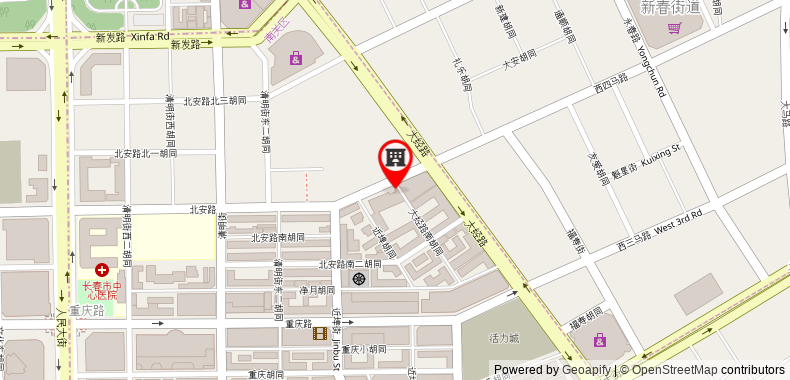 Bản đồ đến Khách sạn Jilin Yatai