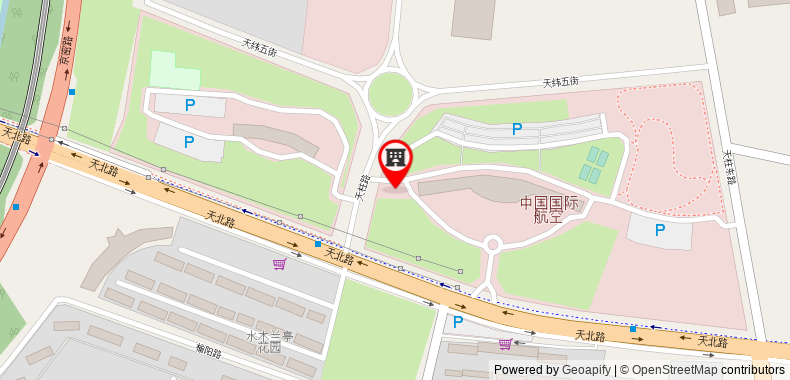 在地图上查看北京臨空皇冠假日酒店