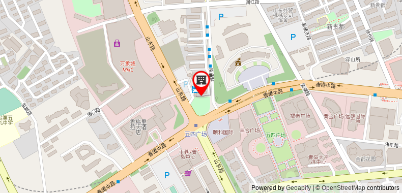 Bản đồ đến Khách sạn Qingdao Beihai