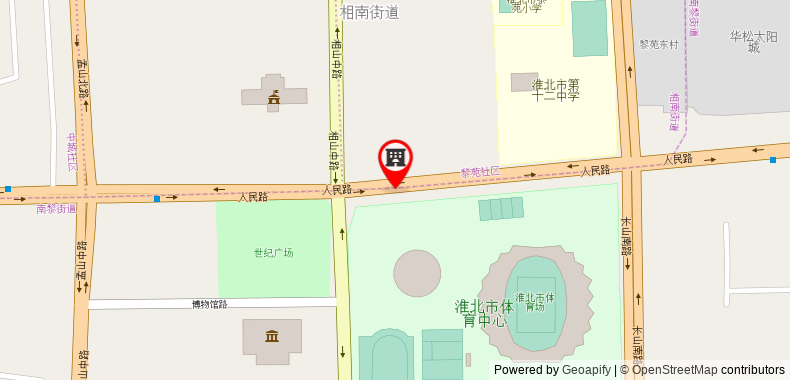 Bản đồ đến 7 Days Inn Huai Bei Zhong Tai International Plaza Branch