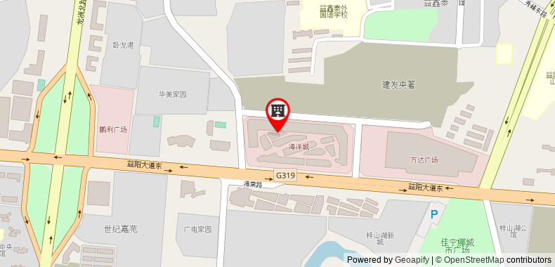 Bản đồ đến 7 Days Inn Yiyang Center Branch