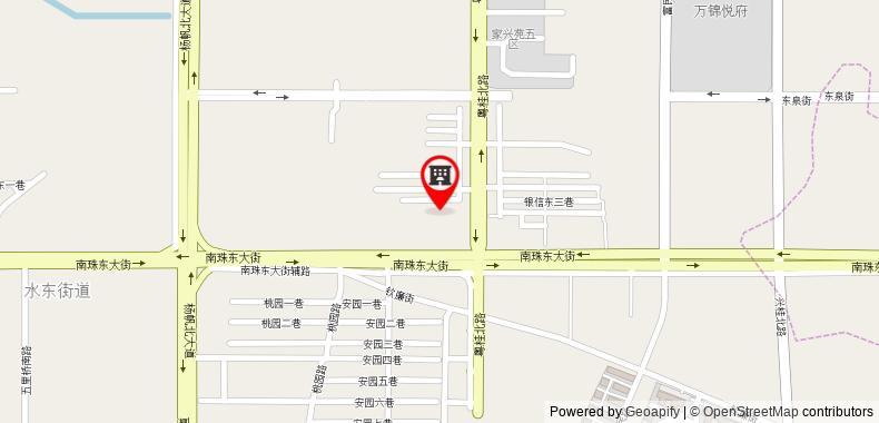 在地图上查看錦江之星欽州東站市政府店