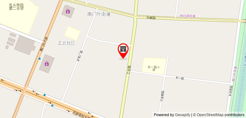 7 Days Inn Baotou Train East Station Branch on maps