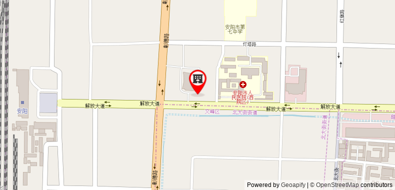 Bản đồ đến JinJiang Inn Anyang Railway Station