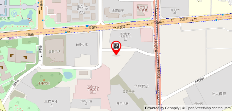 Bản đồ đến Khách sạn Radisson Blu Liuzhou