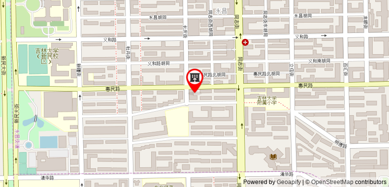 Bản đồ đến Changchun Xin Min Hostel