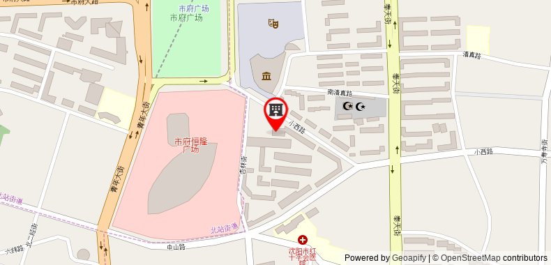 Bản đồ đến Khách sạn Golden Shenyang
