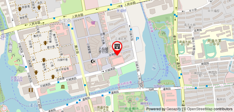 Bản đồ đến Khách sạn GreenTree Inn Jiangsu Nangtong Middle Renmin Road Yaohan Express