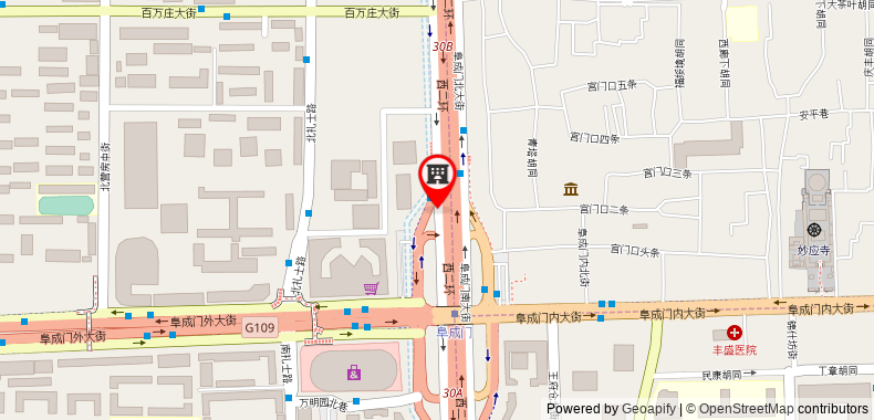 The Presidential Hotel Beijing on maps