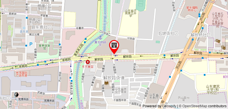 Bản đồ đến Khách sạn Jinan Huaneng