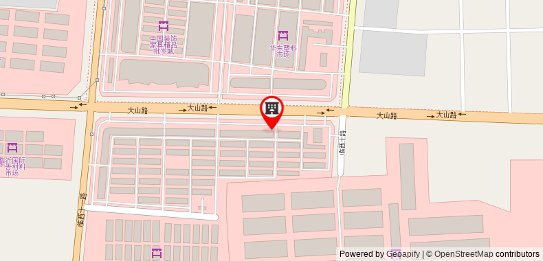 Bản đồ đến GreenTree Inn Linyi Shiyi Road Express