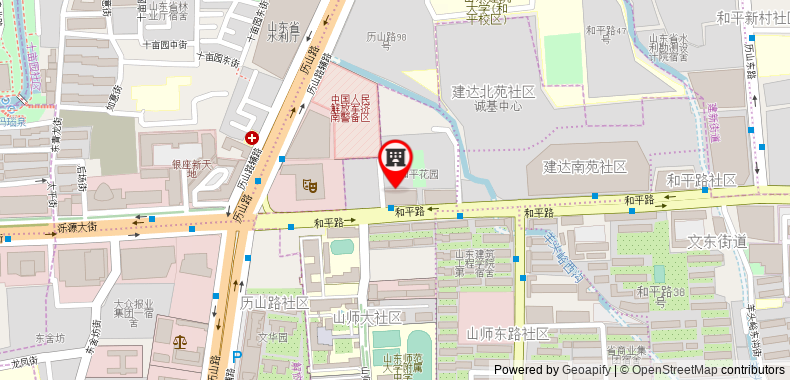 Bản đồ đến Khách sạn Jinan Liangyou Fulin