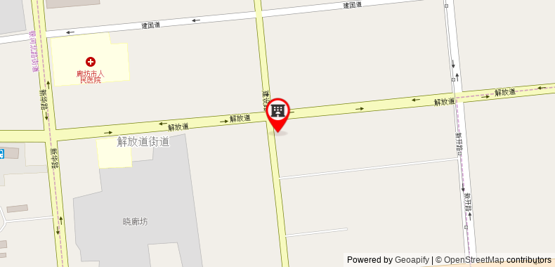 Bản đồ đến Jinjiang Inn Langfang Wanda Branch