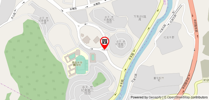 Bản đồ đến Hilton Garden Inn Guiyang Yunyan