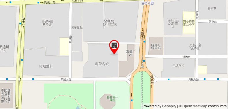 Bản đồ đến Khách sạn Shell Xi'an Yanta District Jixiang Village Metro Station