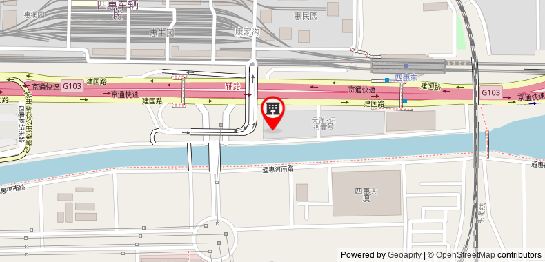 Bản đồ đến Khách sạn Beijing Qushui Lanting Resort